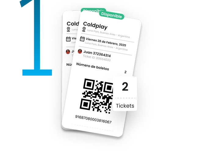 Selecciona los tickets